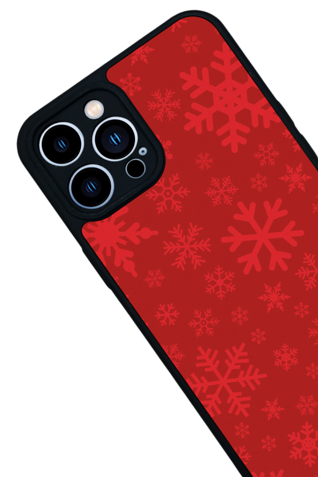 iPhone 12 Pro Max Uyumlu Yilbasi Christmas Tasarımlı Glossy Premium Kılıf