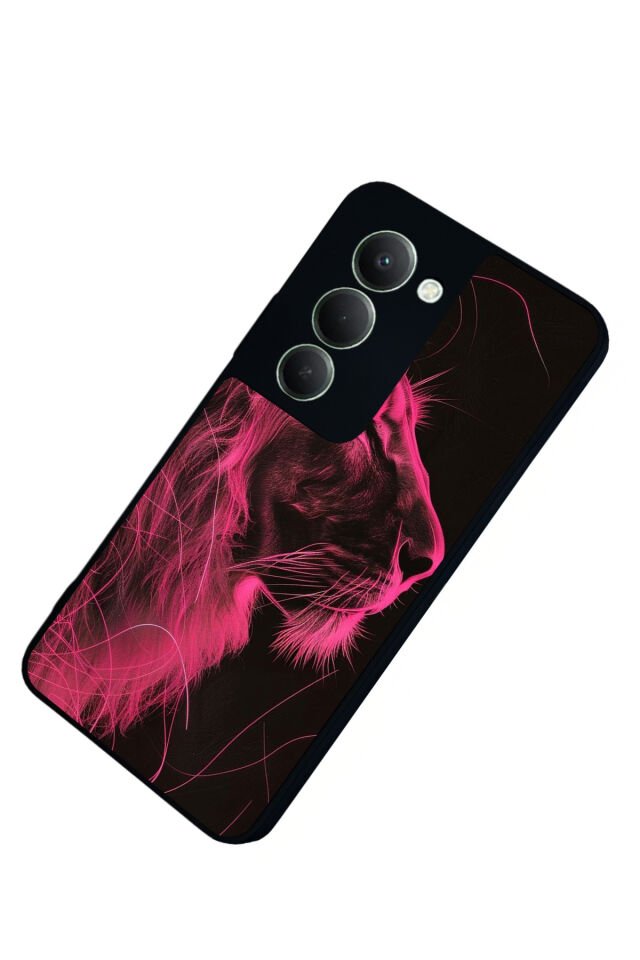 Xiaomi Redmi 15 5G Uyumlu Aslan Tasarımlı Glossy Premium Kılıf