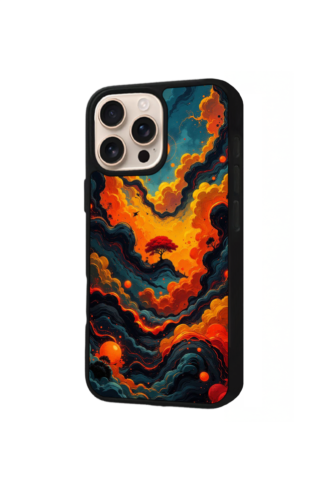 iPhone 15 Pro Max Uyumlu Abstract Tasarımlı Glossy Premium Kılıf