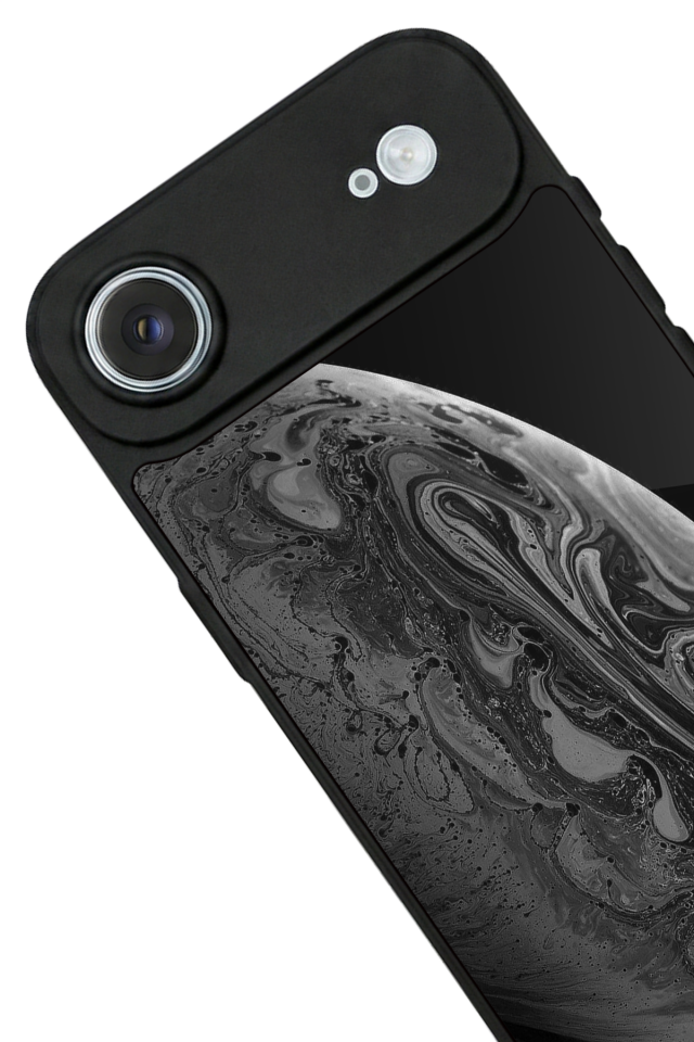 iPhone 17 Air Uyumlu Ay Tasarımlı Glossy Premium Kılıf
