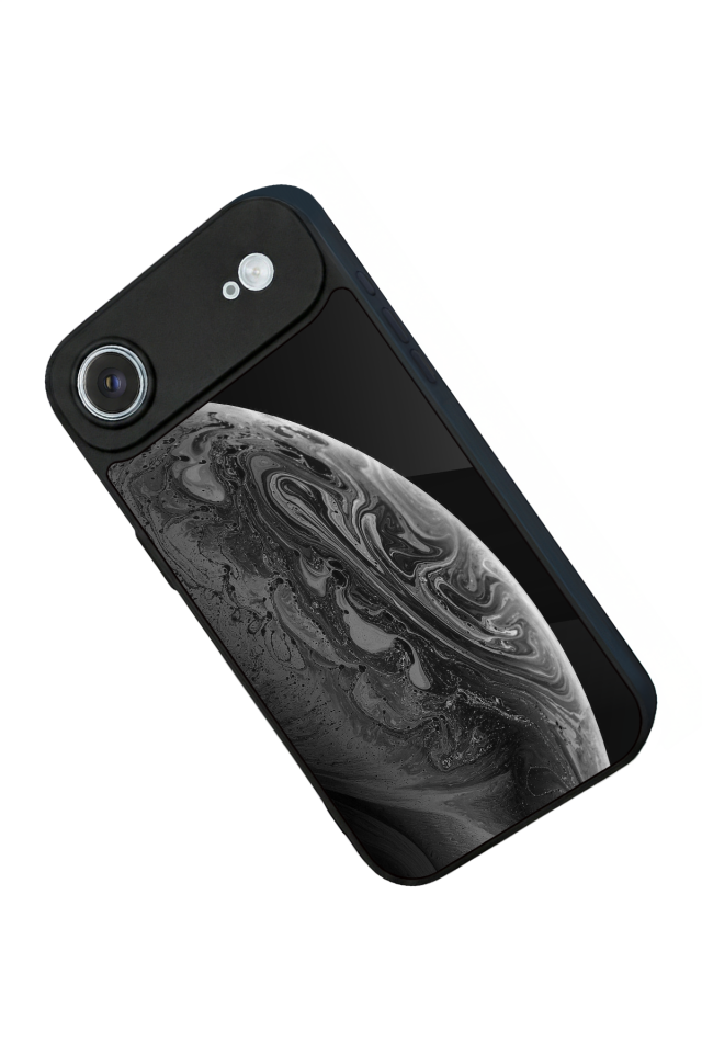 iPhone 17 Air Uyumlu Ay Tasarımlı Glossy Premium Kılıf