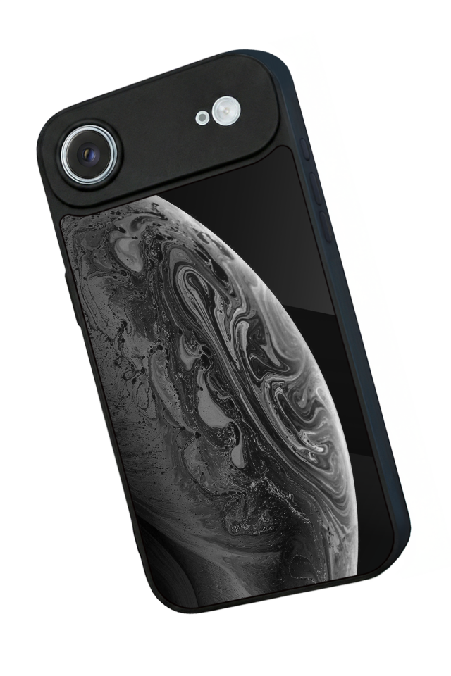 iPhone 17 Air Uyumlu Ay Tasarımlı Glossy Premium Kılıf