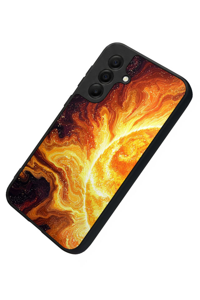 Samsung Galaxy A17 Uyumlu Güneş Tasarımlı Glossy Premium Kılıf