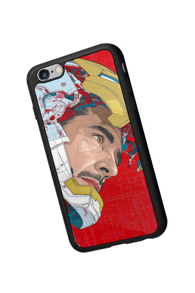 iPhone 6 Plus Uyumlu Iron Man ( Demir Adam ) Tasarımlı Glossy Premium Kılıf