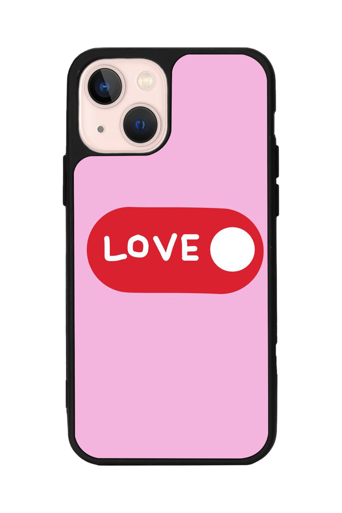 iPhone 15 Uyumlu Kalp Love Tasarımlı Glossy Premium Kılıf