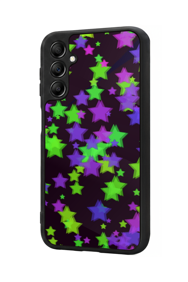 Samsung Galaxy A14 Uyumlu Retro Yildizlar Tasarımlı Glossy Premium Kılıf