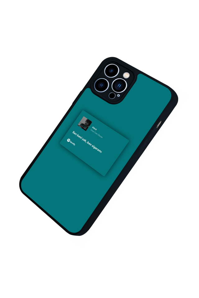 iPhone 13 Pro Max Uyumlu Sarki Sozleri Tasarımlı Glossy Premium Kılıf