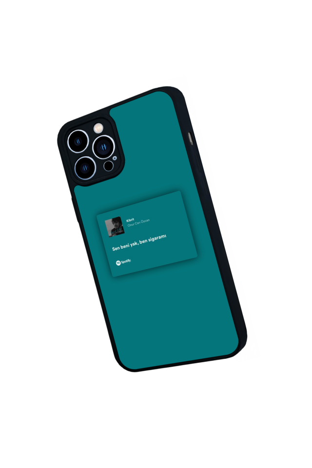 iPhone 13 Pro Max Uyumlu Sarki Sozleri Tasarımlı Glossy Premium Kılıf