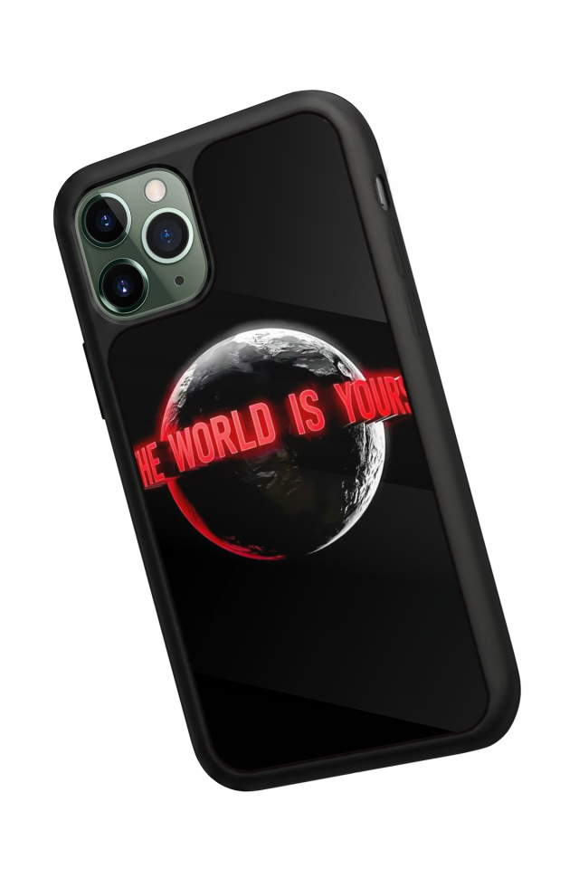 iPhone 11 Pro Uyumlu Scarface Tasarımlı Glossy Premium Kılıf
