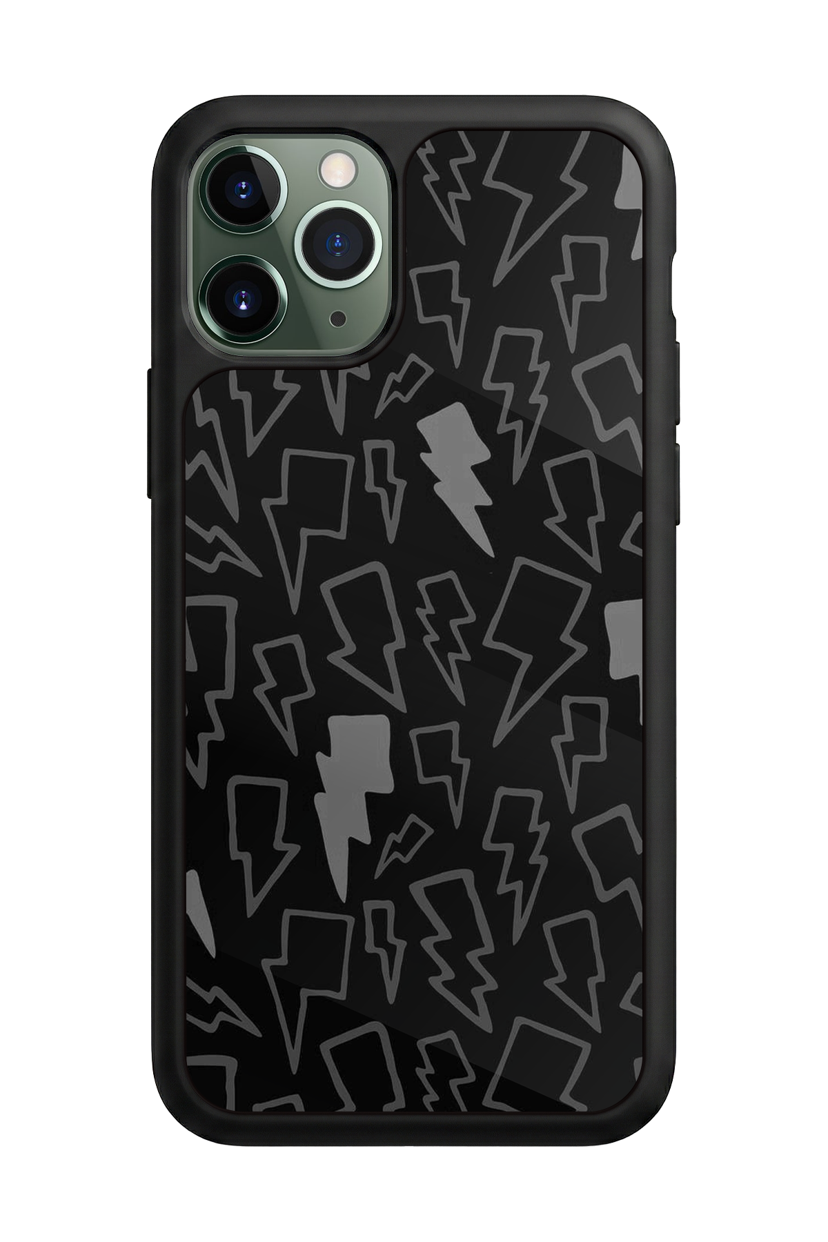 iPhone 11 Pro Uyumlu Simsek Tasarımlı Glossy Premium Kılıf