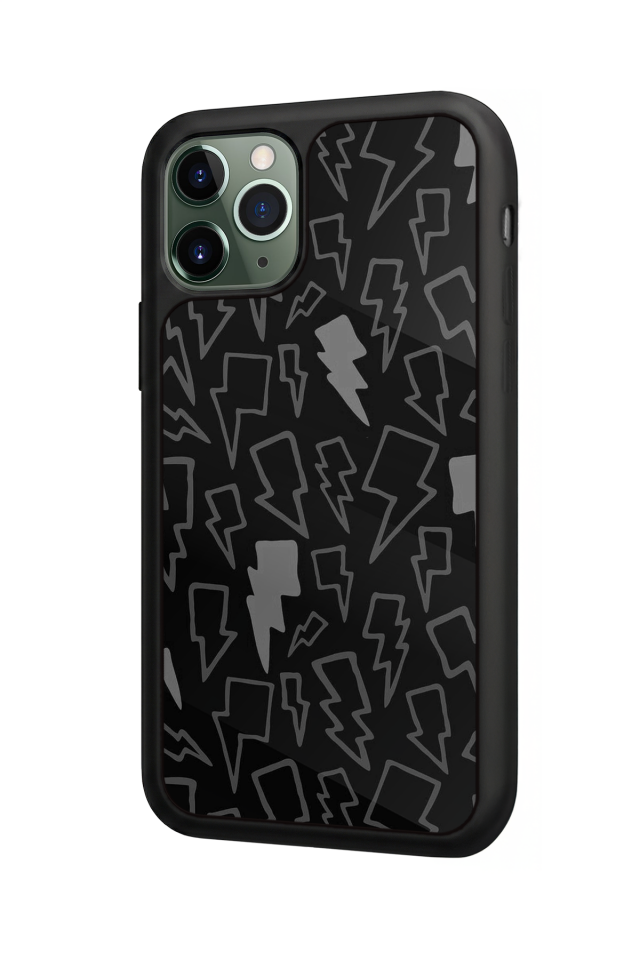 iPhone 11 Pro Uyumlu Simsek Tasarımlı Glossy Premium Kılıf