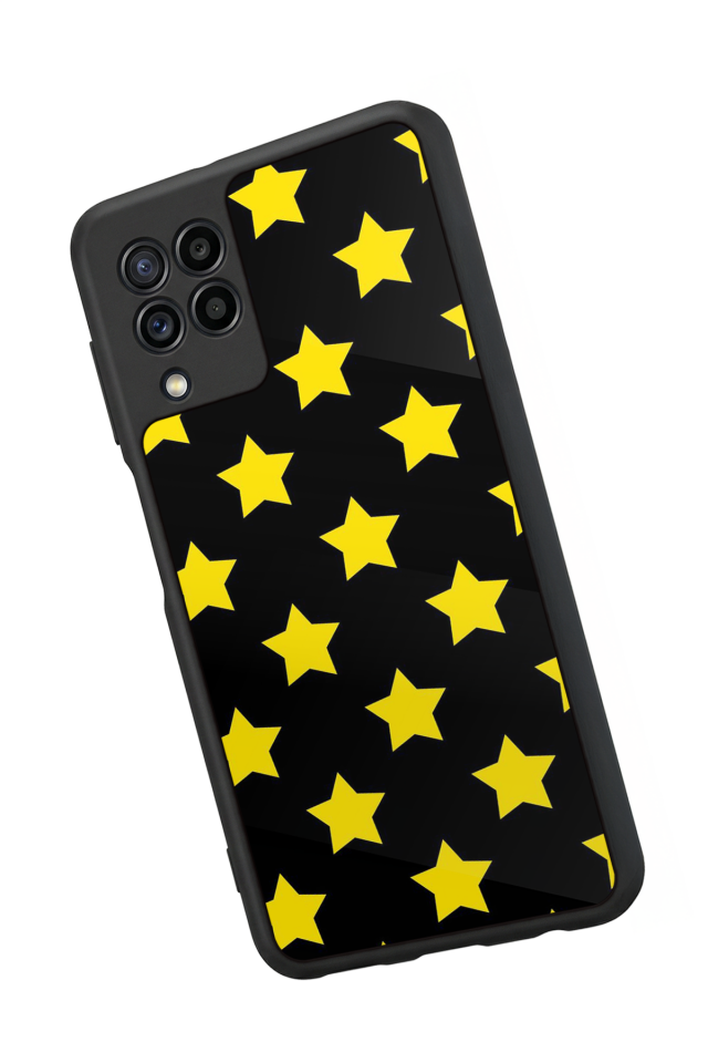 Samsung Galaxy M22 Uyumlu Simsek Tasarımlı Glossy Premium Kılıf