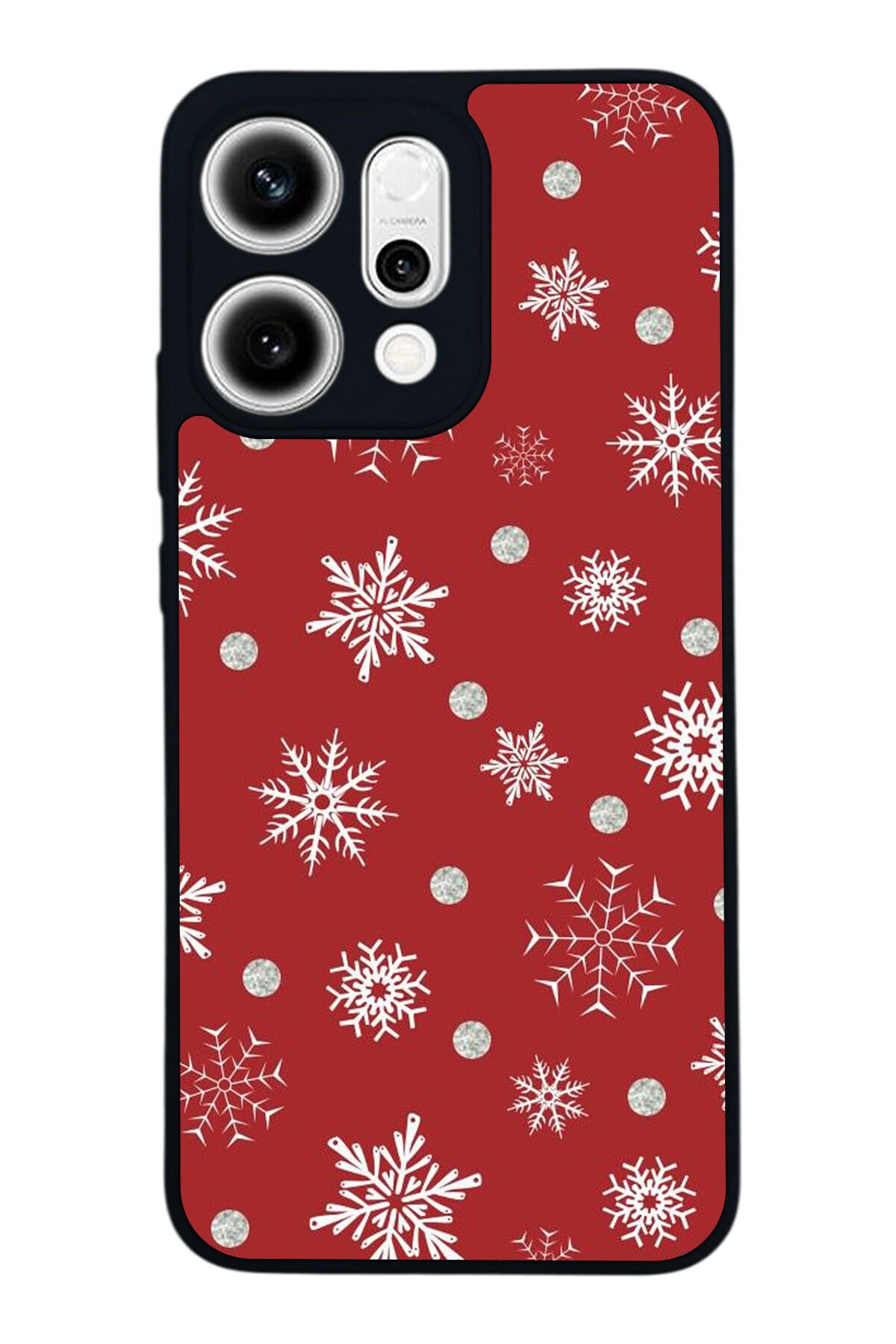 Oppo Reno 14 Uyumlu Yilbasi Christmas Tasarımlı Glossy Premium Kılıf