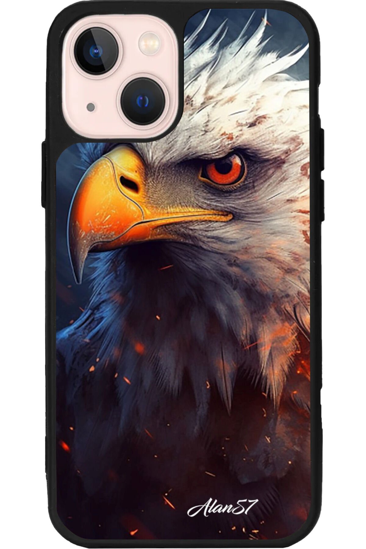 iPhone 13 Mat Siyah Uyumlu Kılıf – Yumuşak Silikon, Koruyucu, Şok Emici Kapak