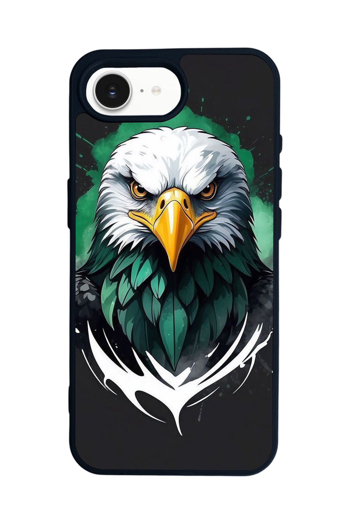 iPhone 16E Uyumlu Besiktas Tasarımlı Glossy Premium Kılıf