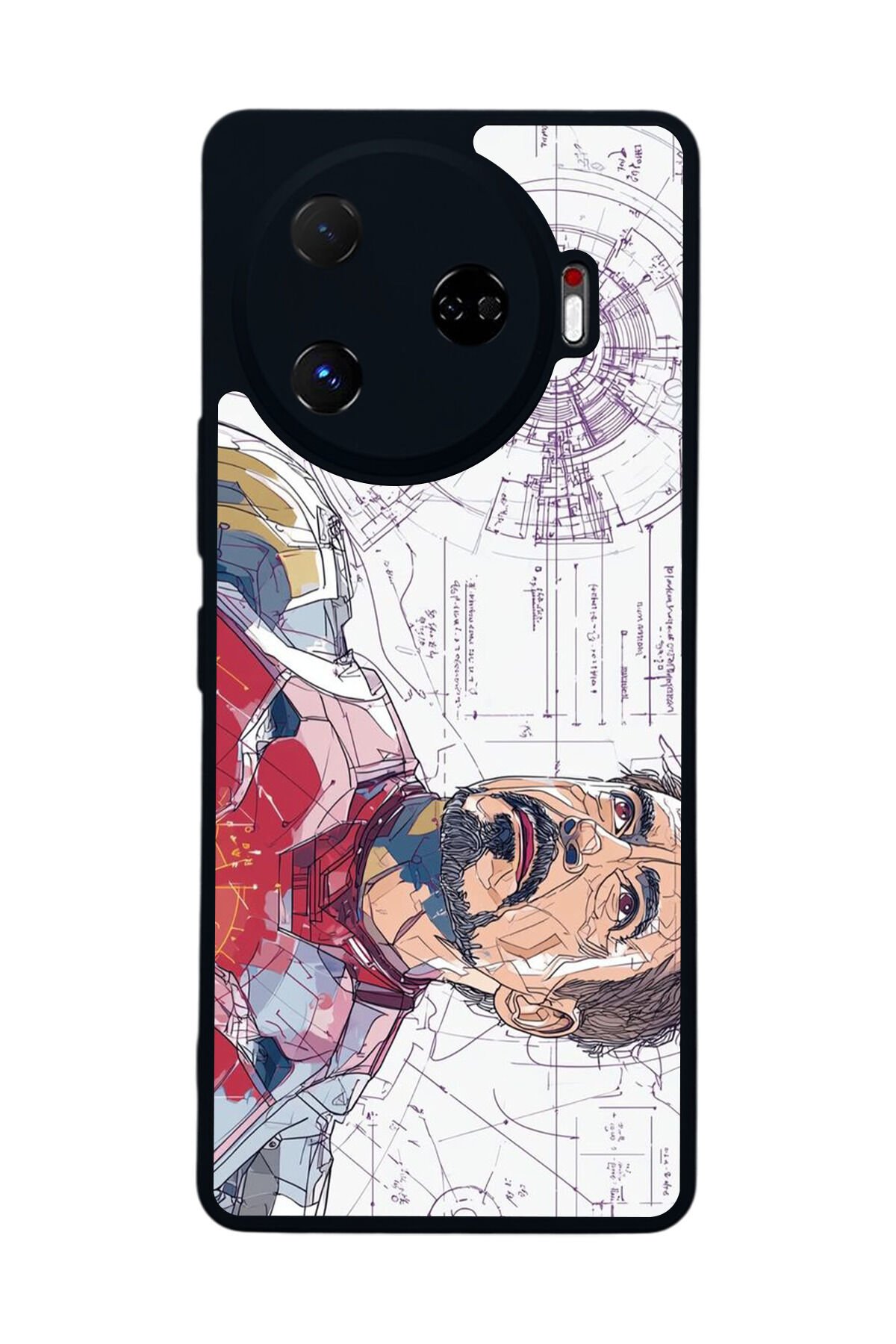 Tecno Camon 30 Pro Uyumlu Iron Man ( Demir Adam ) Tasarımlı Glossy Premium Kılıf