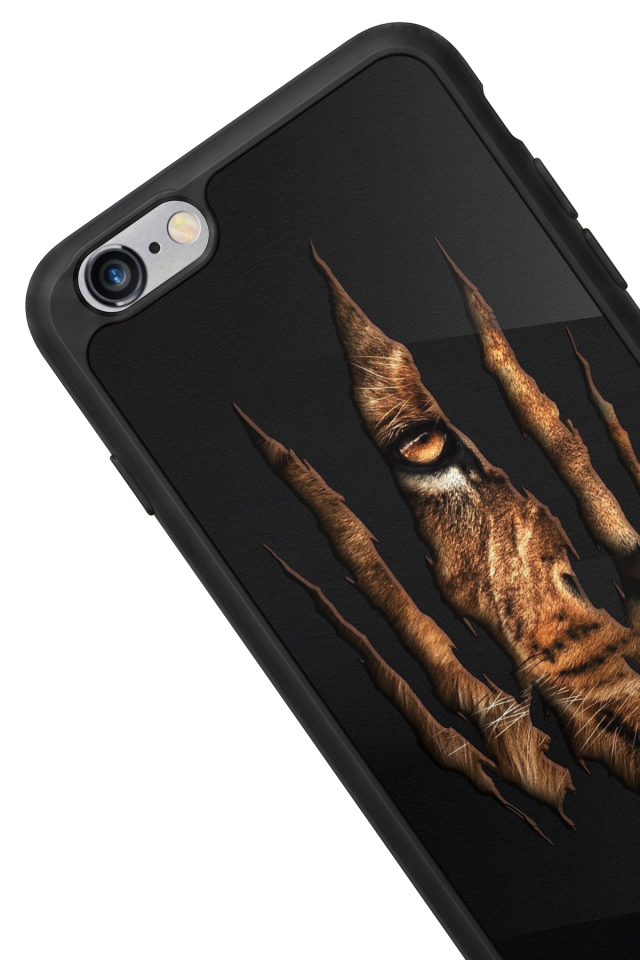 iPhone 6s Plus Uyumlu Aslan Tasarımlı Glossy Premium Kılıf