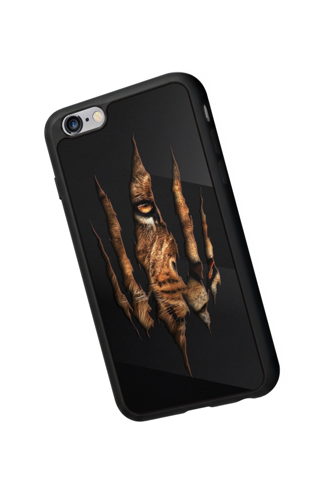 iPhone 6s Plus Uyumlu Aslan Tasarımlı Glossy Premium Kılıf