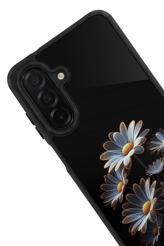 Samsung Galaxy A56 Uyumlu Cicek Tasarımlı Glossy Premium Kılıf