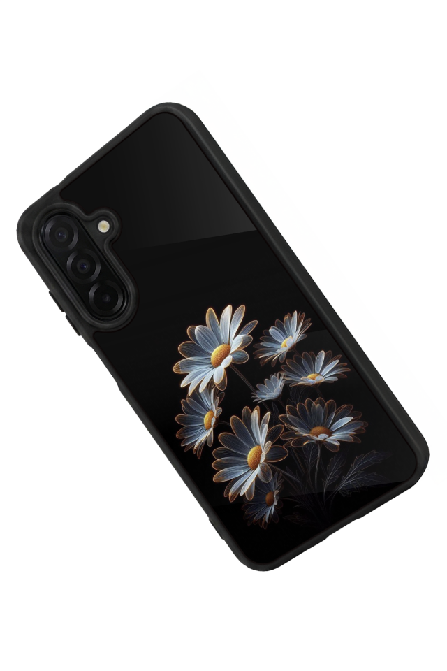 Samsung Galaxy A56 Uyumlu Cicek Tasarımlı Glossy Premium Kılıf