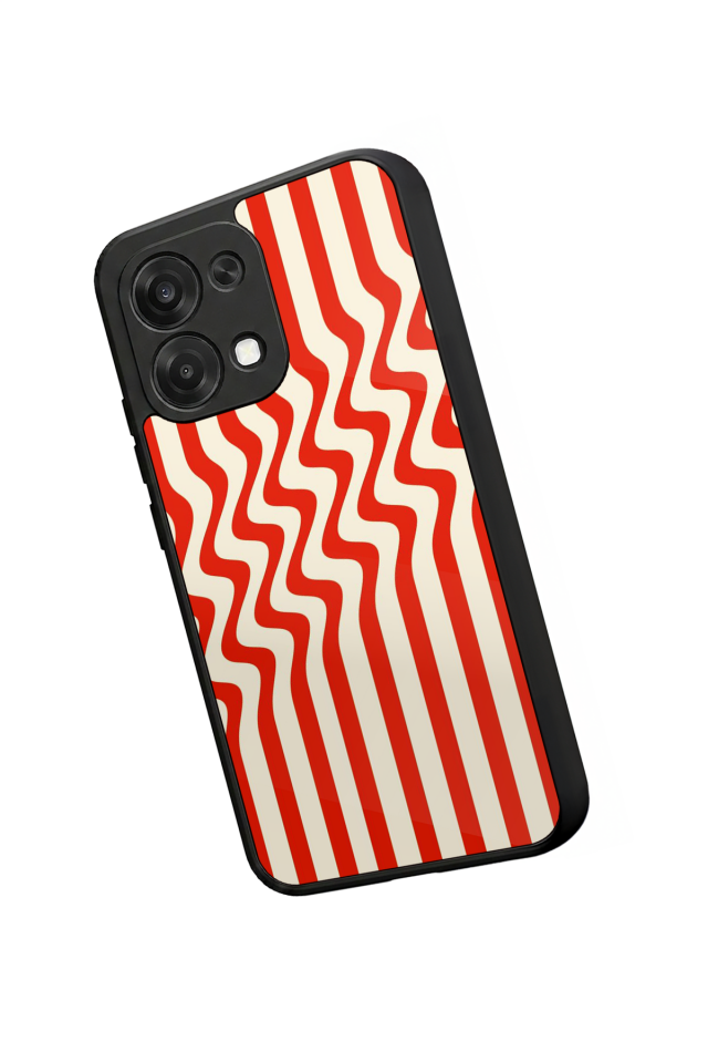 Oppo A6 Pro Uyumlu Çizgi Sanatı Tasarımlı Glossy Premium Kılıf