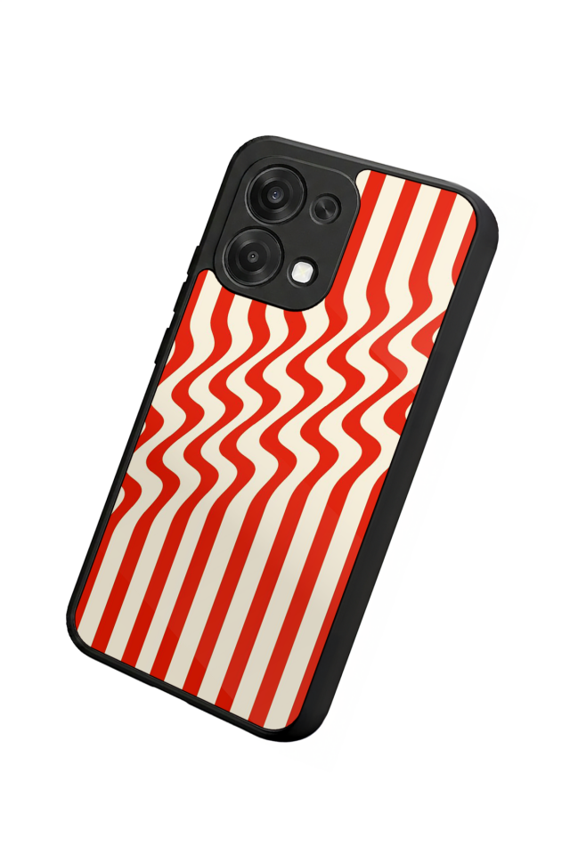 Oppo A6 Pro Uyumlu Çizgi Sanatı Tasarımlı Glossy Premium Kılıf