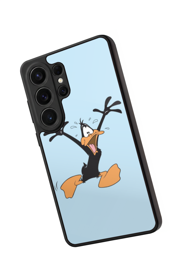 Samsung Galaxy S26 Ultra Uyumlu Daffy duck Tasarımlı Glossy Premium Kılıf