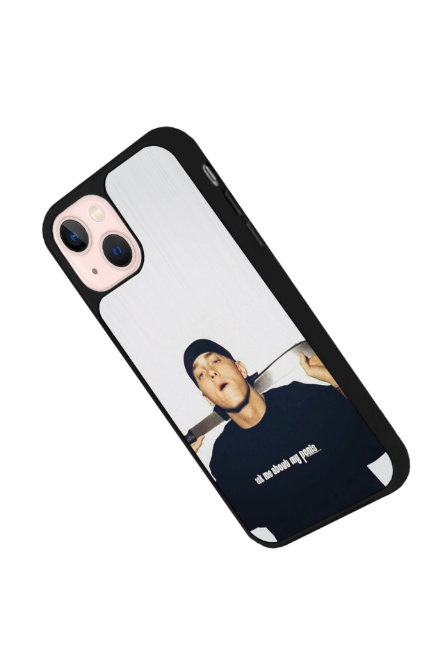 iPhone 13/14 Uyumlu Eminem Tasarımlı Glossy Premium Kılıf