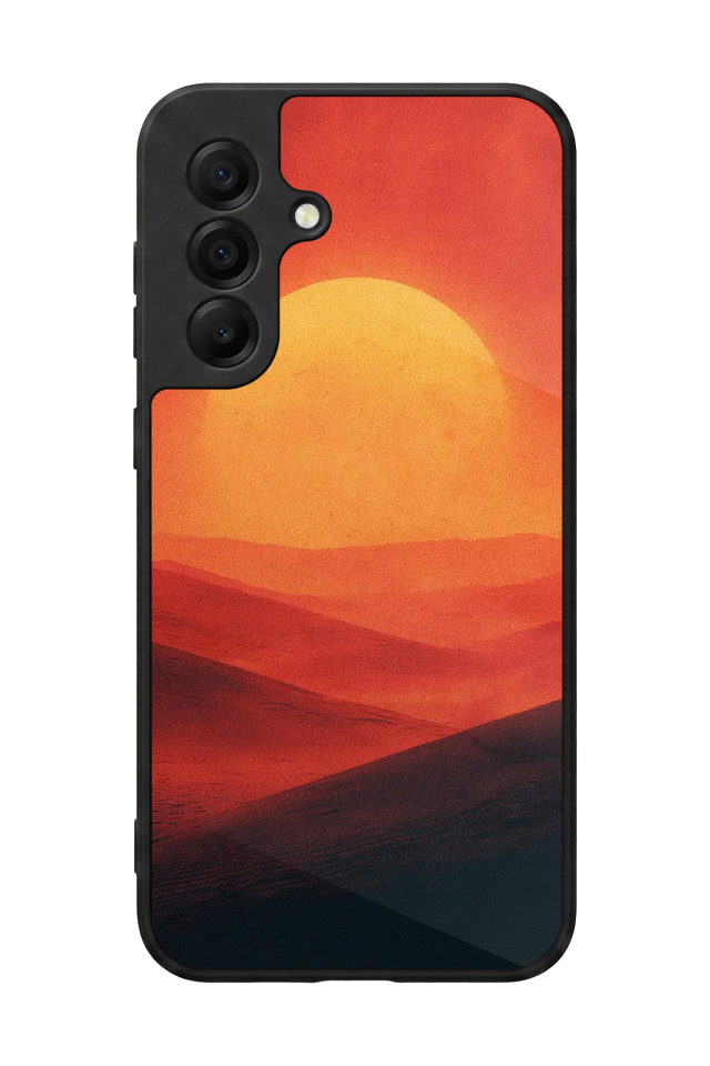 Samsung Galaxy A17 Uyumlu Güneş Tasarımlı Glossy Premium Kılıf