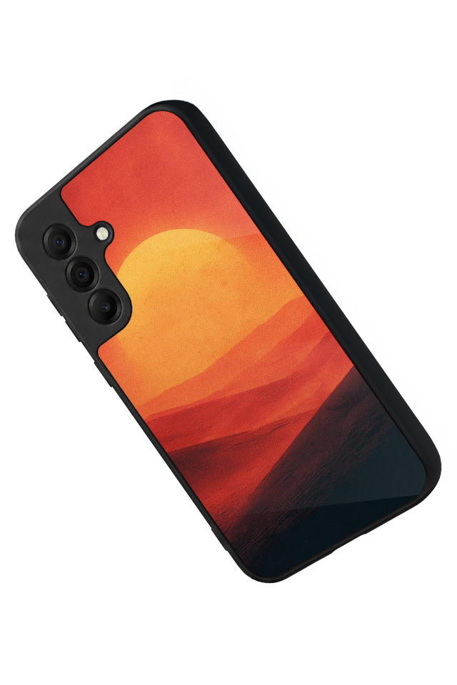 Samsung Galaxy A17 Uyumlu Güneş Tasarımlı Glossy Premium Kılıf