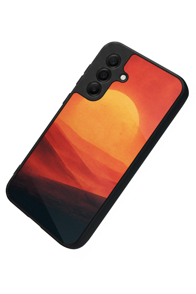Samsung Galaxy A17 Uyumlu Güneş Tasarımlı Glossy Premium Kılıf