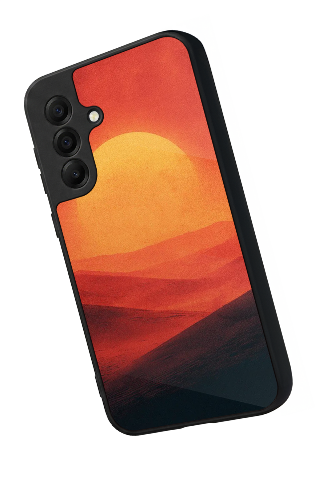 Samsung Galaxy A17 Uyumlu Güneş Tasarımlı Glossy Premium Kılıf