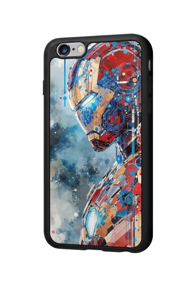 iPhone 6 Plus Uyumlu Iron Man ( Demir Adam ) Tasarımlı Glossy Premium Kılıf