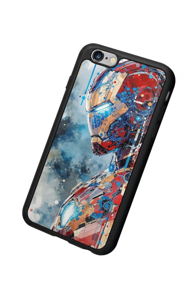 iPhone 6 Plus Uyumlu Iron Man ( Demir Adam ) Tasarımlı Glossy Premium Kılıf