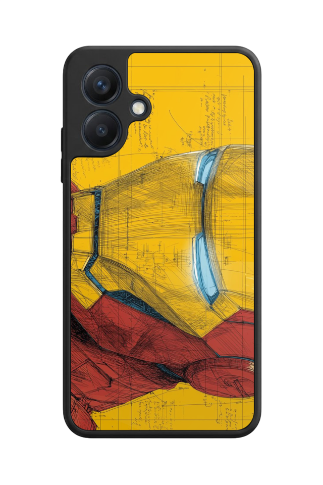 Samsung Galaxy A07 Uyumlu  Iron Man ( Demir Adam ) Tasarımlı Glossy Premium Kılıf