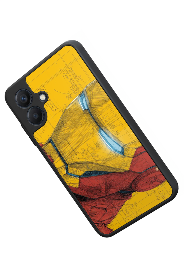 Samsung Galaxy A07 Uyumlu  Iron Man ( Demir Adam ) Tasarımlı Glossy Premium Kılıf