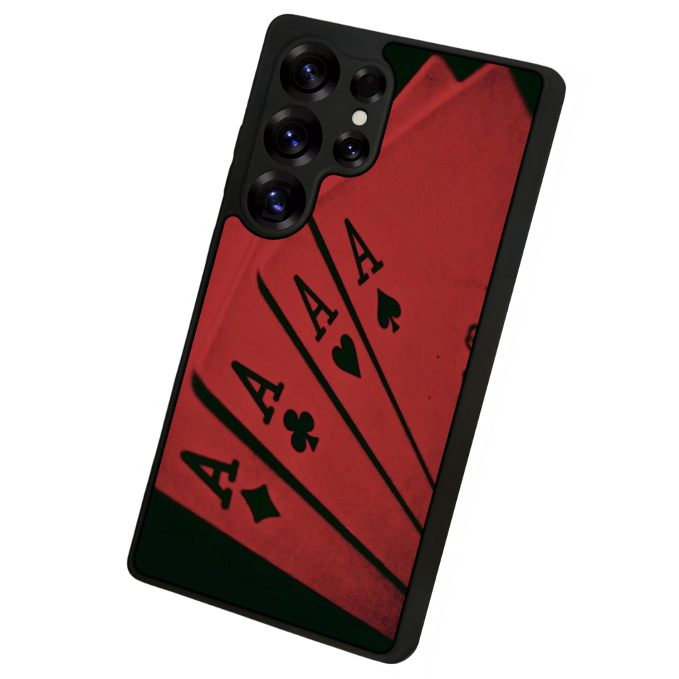 Samsung Galaxy S25 Ultra Uyumlu Kart Tasarımlı Glossy Premium Kılıf