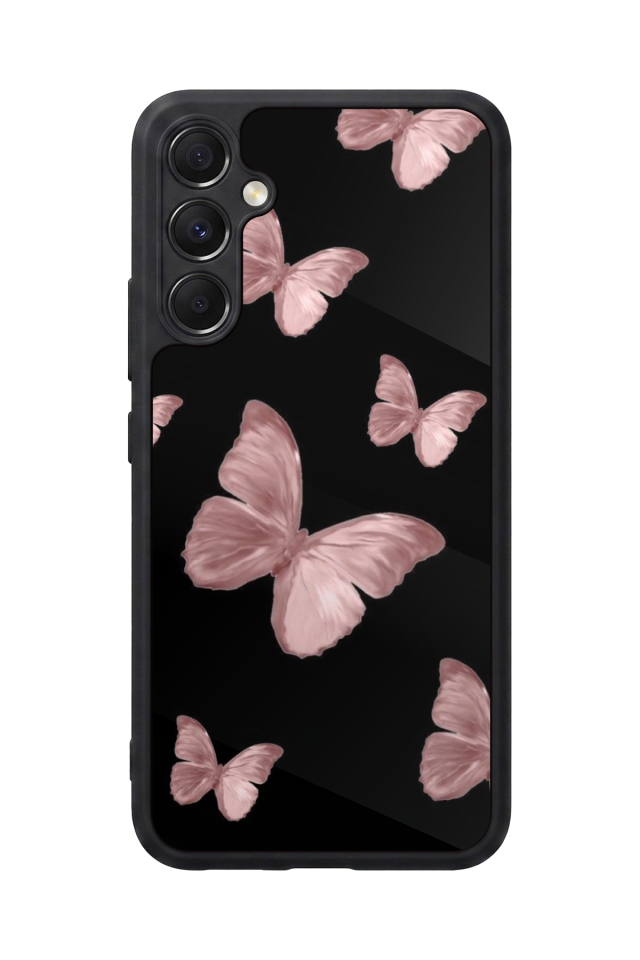 Samsung Galaxy A34 Uyumlu Kelebek Tasarımlı Glossy Premium Kılıf