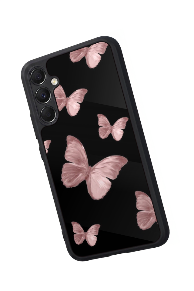 Samsung Galaxy A34 Uyumlu Kelebek Tasarımlı Glossy Premium Kılıf