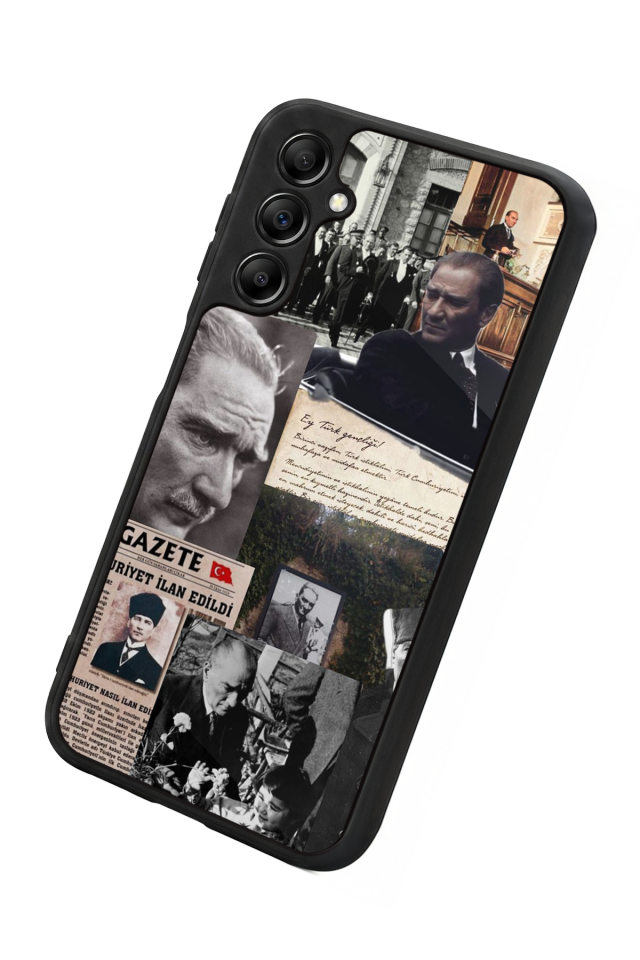 Samsung Galaxy A14 Uyumlu Mustafa Kemal Ataturk Tasarımlı Glossy Premium Kılıf