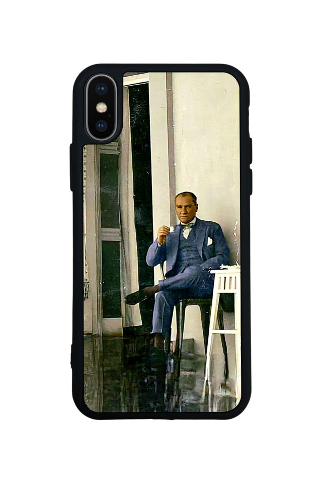 iPhone XS Max Uyumlu Mustafa Kemal Ataturk Tasarımlı Glossy Premium Kılıf