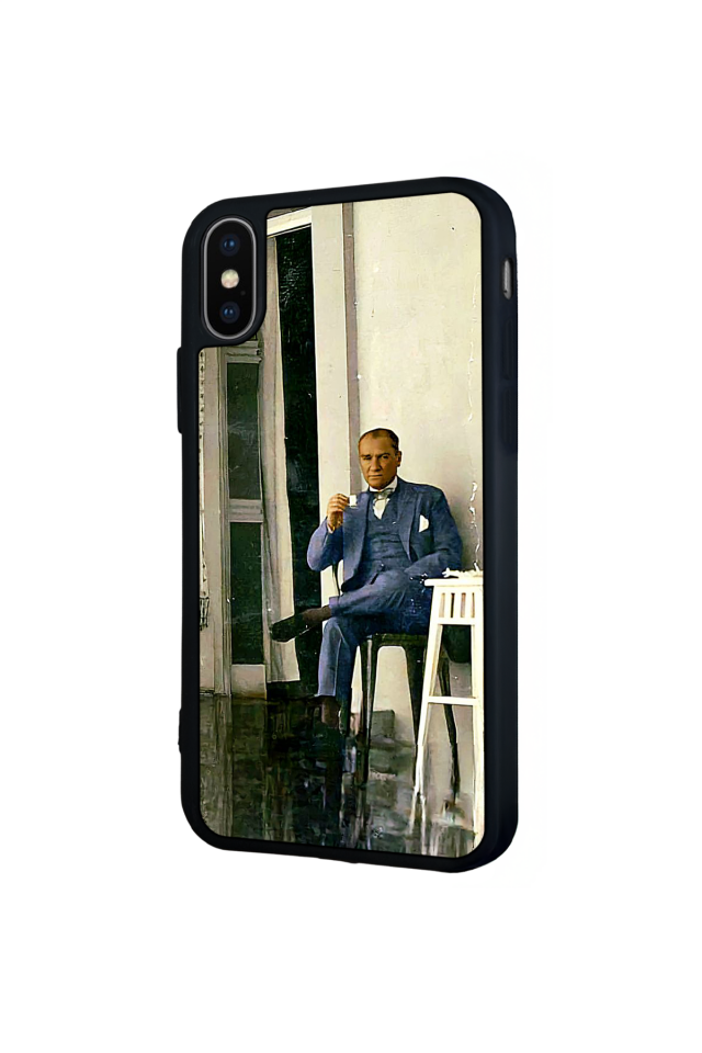 iPhone XS Max Uyumlu Mustafa Kemal Ataturk Tasarımlı Glossy Premium Kılıf