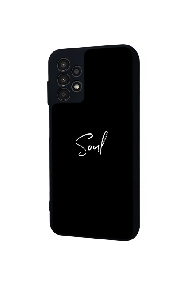 Samsung Galaxy A13 Uyumlu SOUL Tasarımlı Glossy Premium Kılıf