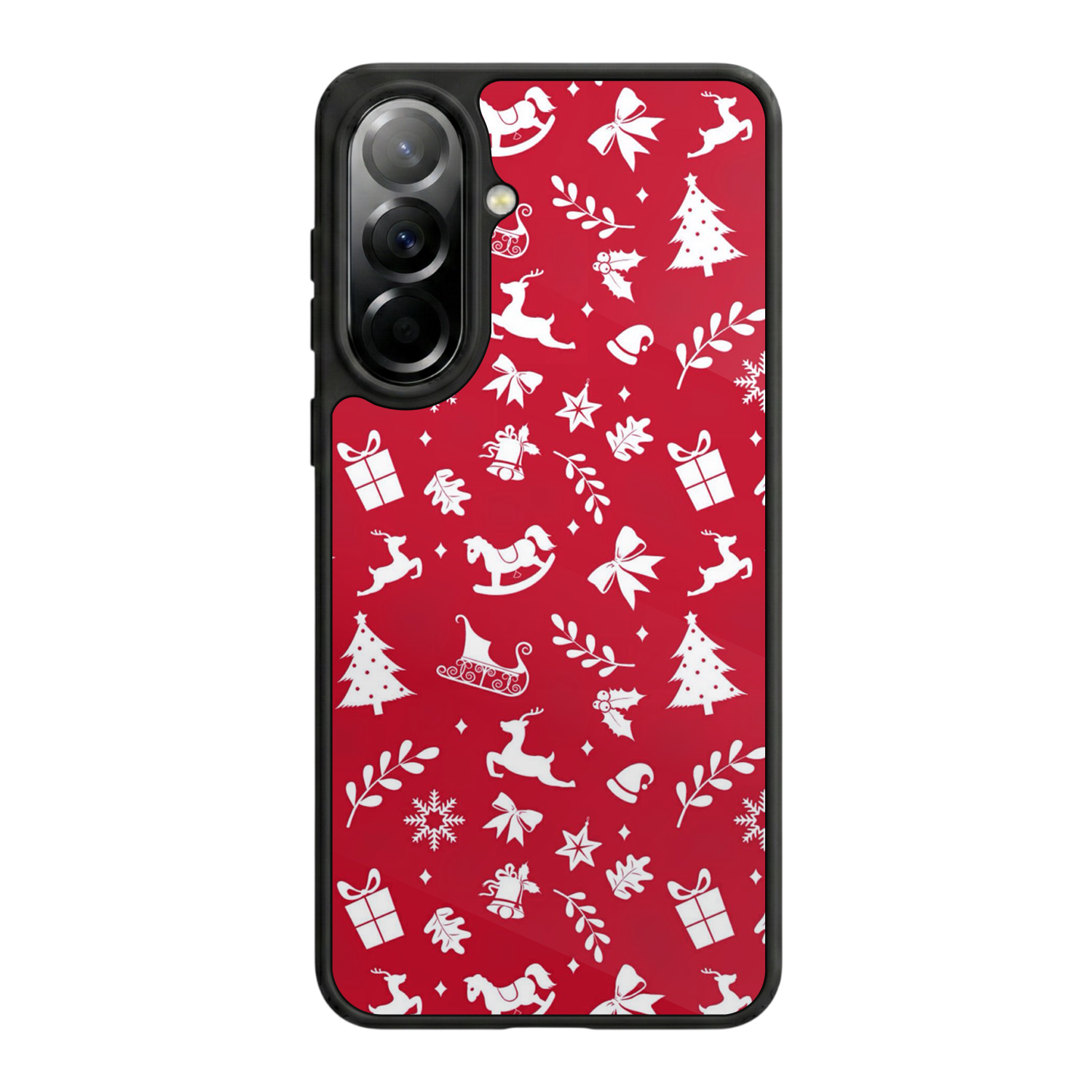 Samsung Galaxy A57 Uyumlu Yilbasi Christmas Tasarımlı Glossy Premium Kılıf