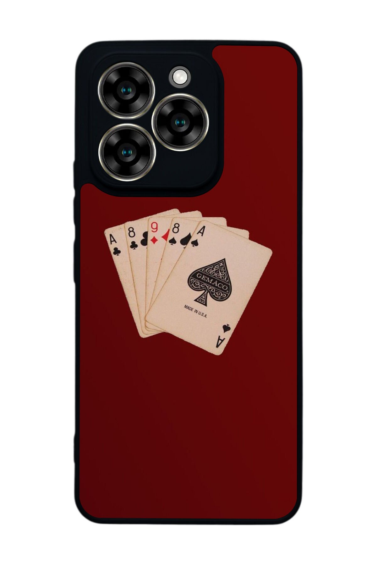 Reeder S919 Uyumlu Kart Tasarımlı Glossy Premium Kılıf