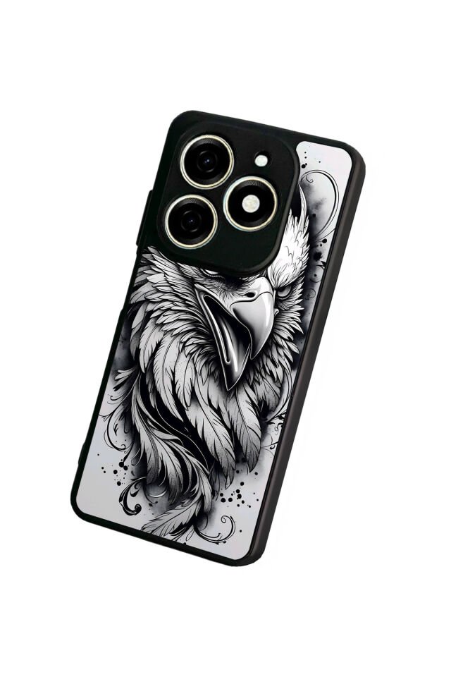 Tecno Spark 20/20C Uyumlu Besiktas Tasarımlı Glossy Premium Kılıf