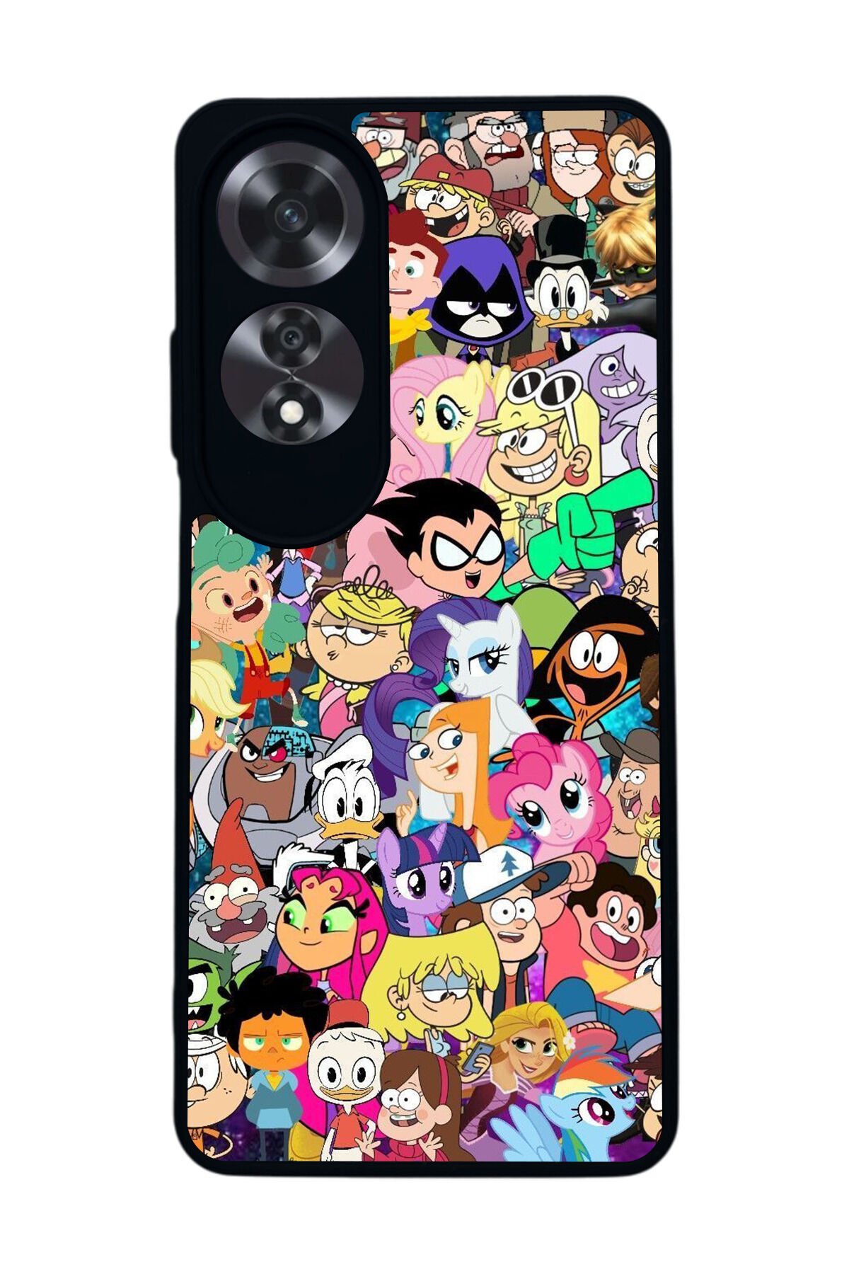 Oppo A60 Mat Siyah uyumlu Kılıf – Yumuşak Silikon, Koruyucu, Şok Emici Kapak