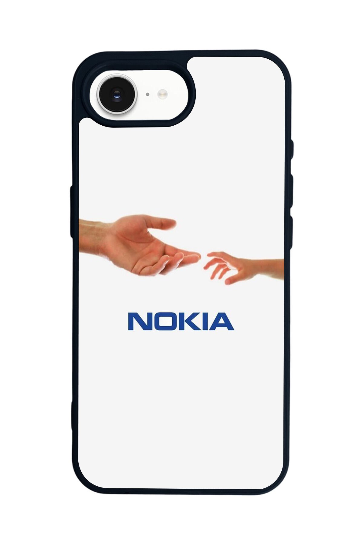 iPhone 16E Uyumlu Nokia Tasarımlı Glossy Premium Kılıf