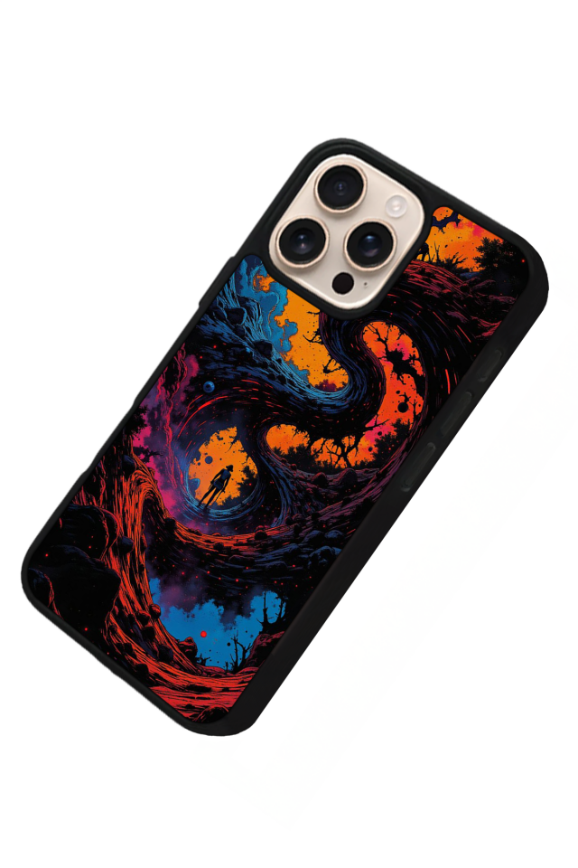 iPhone 15 Pro Max Uyumlu Abstract Tasarımlı Glossy Premium Kılıf