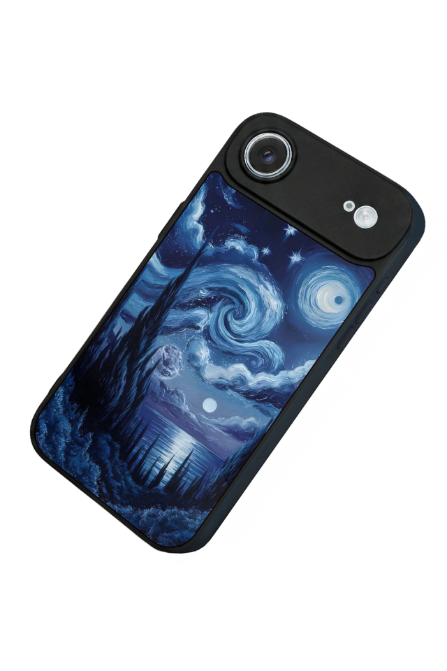 iPhone 17 Air Uyumlu Ay Tasarımlı Glossy Premium Kılıf